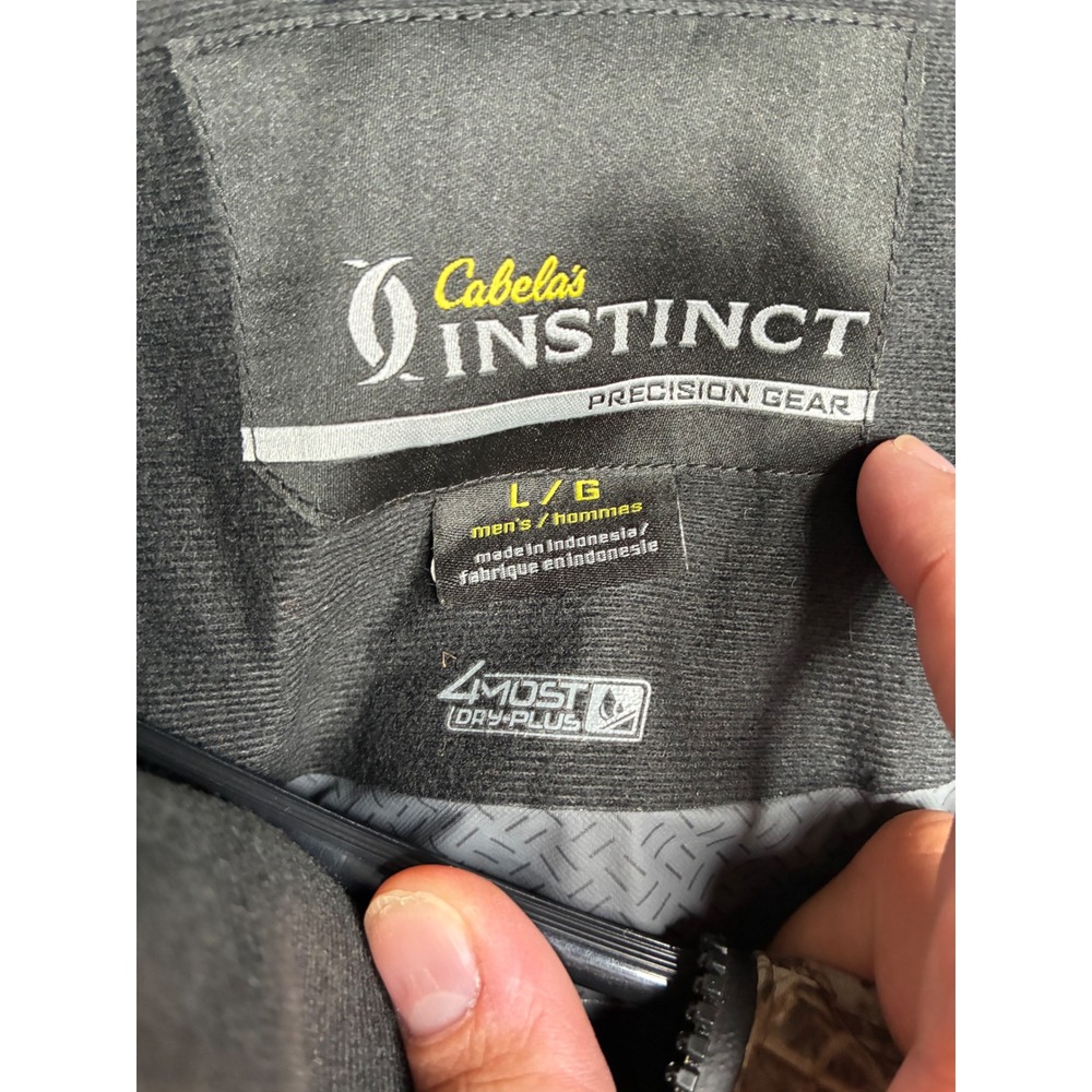 Cabelas Instinct Zonz Backcountry Camo Jacket Mens Large 4MOST DRY-PLUS M22JK175 - Picture 6 of 13